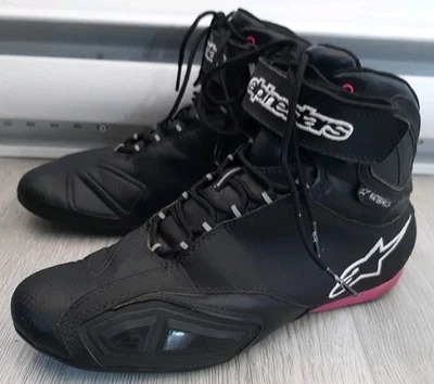 Zapatos de montar Alpinestars Stella para mujer negros fucsia talla 8,5 Foto 1 de 4