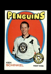 1971-72 Topps #33 Ken Schinkel Pittsburgh Penguins EX - Picture 1 of 2