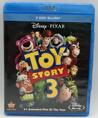 Toy Story 3 2-Disc Blu-Ray Animation Voices Tom Hanks Tim Allen 2010 - Image 1 of 3