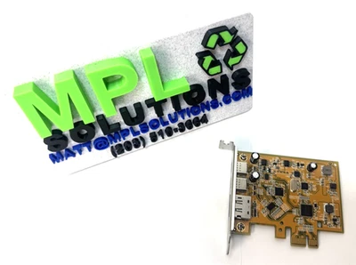 Genuine Dell Input DP & Output Dual Mini DP PCI-E Controller Card VJN4D - Image 1 of 3