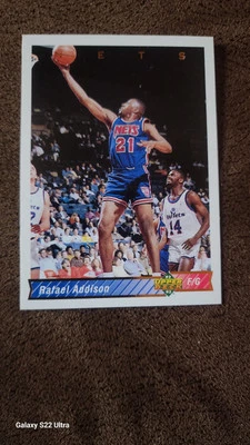 1992-93 Upper Deck Basketball Card Rafael Addison New Jersey Nets #260 - Image 1 of 2