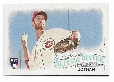 2016 Topps Allen & Ginter Mini #140 Caleb Cotham Rookie Cincinnati Reds Parallel - Image 1 of 2
