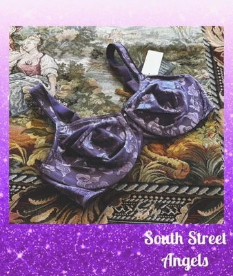 WACOAL 85567  ~ GRAPE COMPOTE  ~ Awareness Full Coverage Underwire Bra  36D - Image 1 of 4