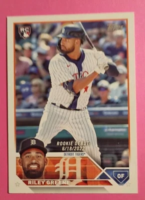 2023 Topps Update Series - Rookie Debut Riley Greene #US298 (RC) - Image 1 of 2