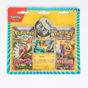 Pokemon Juego de Cartas Coleccionables Pokemon Escarlata y Violeta Dea Evolved Booster Pack Pawmot Moneda - Imagen 1 de 7