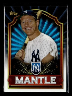 2011 Topps Mickey Mantle Value Box Chrome Refractor #MBC1 New York Yankees UX879 - Image 1 of 2