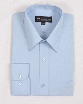 Camisa de vestir básica para hombre 20 colores únicos talla 15 1/2~20 1/2 Foto 1 de 2