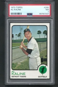 1973 Topps #280 PSA 7 Al Kaline Tigers - Imagen 1 de 1
