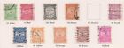 F182-133 1905 New Zealand part set of 10 stamps light houses 1/2d to 6d EH