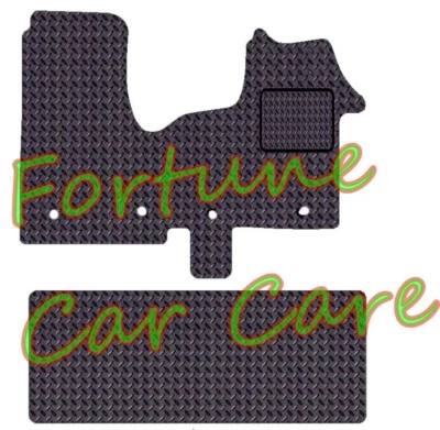 TAPETES DE GOMA A MEDIDA PARA RENAULT TRAFFIC/VAUXHALL VIVARO 2014 DOBLE CABINA Foto 1 de 4