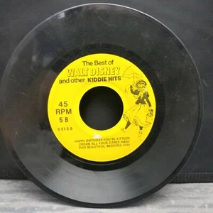 Das Beste von Walt Disney und anderen Kiddie Hits 7" Schallplatte GEBRAUCHT Vintage 70er - Bild 1 von 4