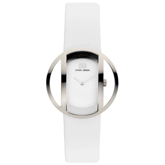 Danish Design IV12Q933 Titanium White Leather Classic Quartz Women's Watch - image 1 of 1