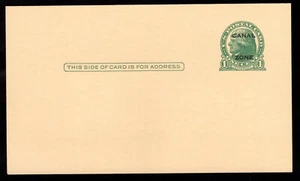 MOMEN: US STAMPS CANAL ZONE #UX7 UNUSED CARD LOT #84415 - Picture 1 of 2