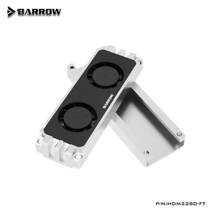 Barrow HDM2280-FT 2280 22110 PCIE SATA For M.2 Hard Disk Dual Fan Heat Sink - Picture 1 of 14
