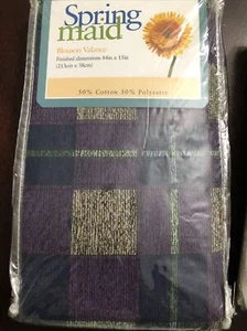 NWT Springmaid Blouson Print Valance 84 x 15 Made in USA - Picture 1 of 2