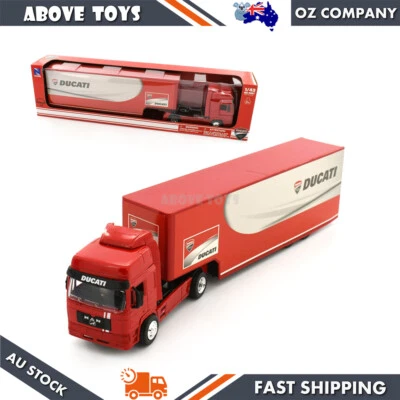 NewRay Licensed Diecast Collection Man Ducati MotoGP Team Truck Model 1:43 Scale - Image 1 of 4