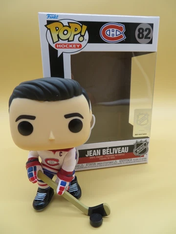 JEAN BELIVEAU,  Montreal Canadiens,  Funko POP NHL Figure (Away Uniform),  New Cover