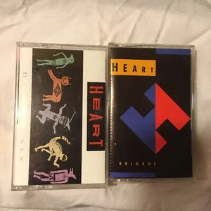 2 Tape Lot Heart Bad Animals / Brigade Cassette Tapes Capital Tested Free Ship  - Bild 1 von 5