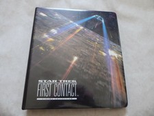 STAR TREK - FIRST CONTACT - TRADING CARD SET + BINDER +CHASE CARDS