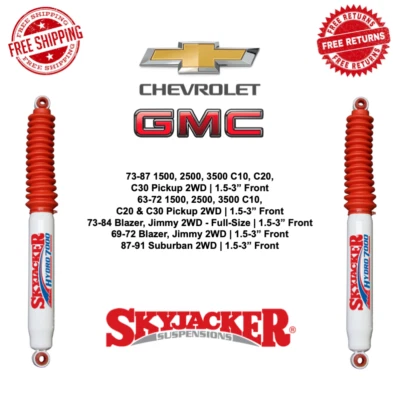 Пара передних гидроамортизаторов Skyjacker для GMC C2500 C3500 Suburban Jimmy - Изображение 1 из 4