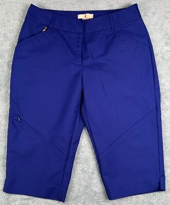Pantalones Cortos Largos Deportivos Haley Para Mujer Azul Talla 6 Búho Bermudas Golf Foto 1 de 4