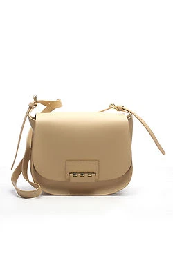 ZAC ZAC POSEN EARTHA ICONIC SADDLE SHOULDER BAG (BUTTER TAN) - Image 1 of 4