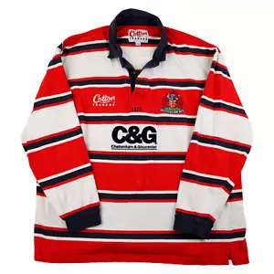 Gloucester Rugby Shirt Jersey XXL Cotton Traders Vintage 2003 2005 RFC Football - Picture 1 of 21