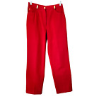 ST. JOHN Red Pants Size 6   #451 