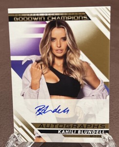 2022 Goodwin Champions Kahili Blundell *Goodwin Champions RC Auto!* #A-BL 🔥🔥