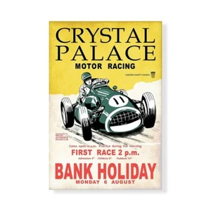 Impression sur Toile Papier Affiche Ou Peinture Rogan Mark Crystal Palace Racing - Imagen 1 de 2