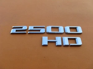 19 20 21 22 23 GMC SIERRA 2500 HD SIDE DOOR CHROME EMBLEM LOGO BADGE SIGN A43544 - Picture 1 of 3
