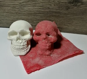 Handgemachte Latexgießform Gießform Betongießform Skull Totenkopf Fantasy (145) - Picture 1 of 5