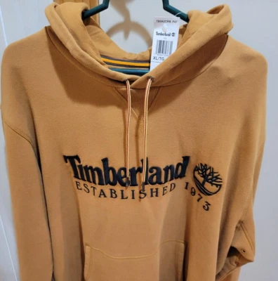  Sudadera con capucha Timberland Essential Tree Logo Trigo para hombre nueva con etiquetas talla XL-TG Foto 1 de 4