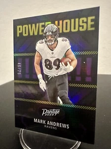 2023 Prestige Mark Andrews Power House ๐ COLOR MATCH Gold /75 ๐ Ravens #PH-2 - Picture 1 of 5