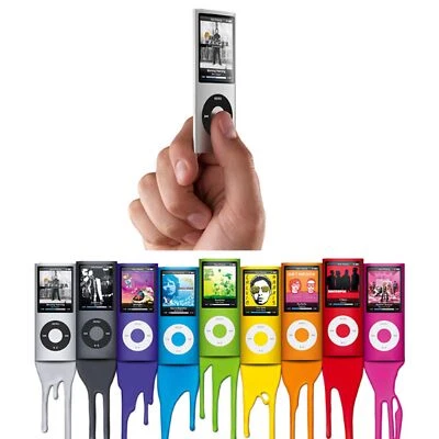 GCSUPERMARKET Apple iPod Nano 4a generazione 8 GB MP3 2,0 pollici schermo musica sportiva