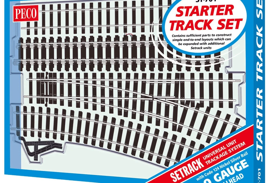 Peco ST-701 O Gauge Setrack Track Starter Set - Image 1 of 1