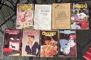 Lot of 45 Crochet Newsletter &Pattern Club Annie's  Vintage 1980-1991 W/Vol 1 - Picture 1 of 9