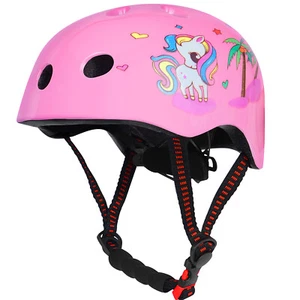 FITTOO Kids Bike Scooter Helmet Children Cycling Skateboard Helmet Blue Pink - Picture 1 of 11