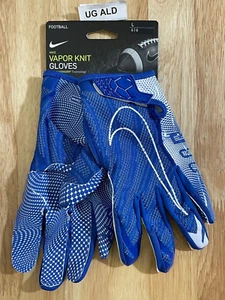 Guantes de fútbol Nike Vapor Knit 3.0 con MAGNIGRIP azul real/blanco talla grande para hombre - Imagen 1 de 4