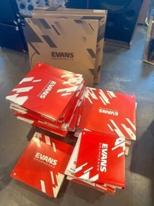 Evans Drum Head 8" 10" 12" 14" 16" 22" snare tom kick EC EQ3 resonant clear G1 - Picture 1 of 3