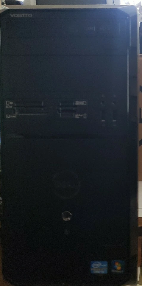Dell Vostro 260 Desktop Tower bare bones case+DVD RW, FAN, Front panel cables - Image 1 of 4