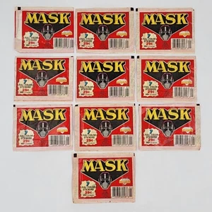 Lot of 10 1987 MASK Album Sealed Sticker Packs by Diamond Panini Stickers - Picture 1 of 4