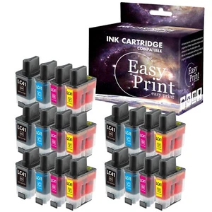 20PK LC-41 LC41 Ink Cartridge LC 41 for Intellifax 1840C MFC-640CW Printer - Picture 1 of 2