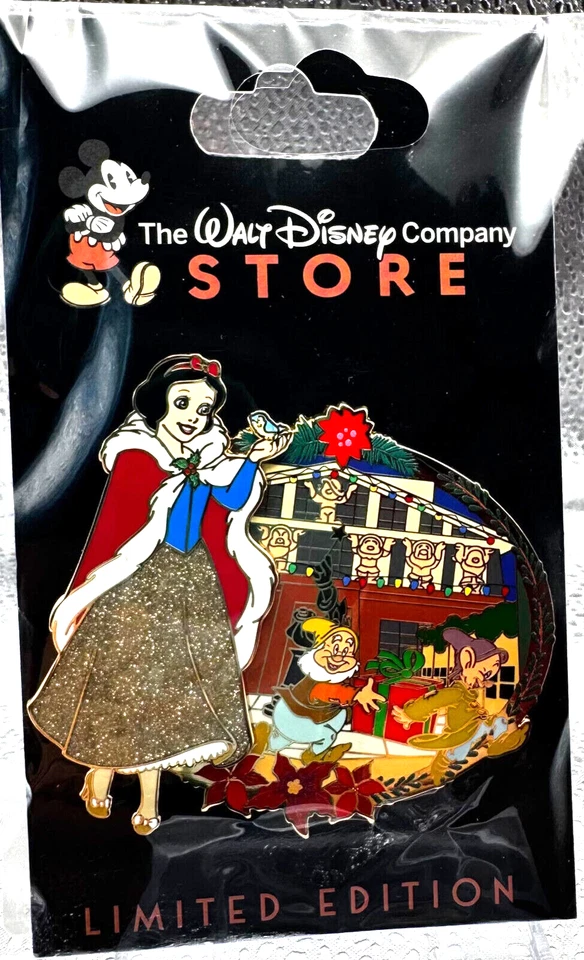 Disney DEC 2024 Jolly Holiday Snow White LE 250 pin - Image 1 of 1