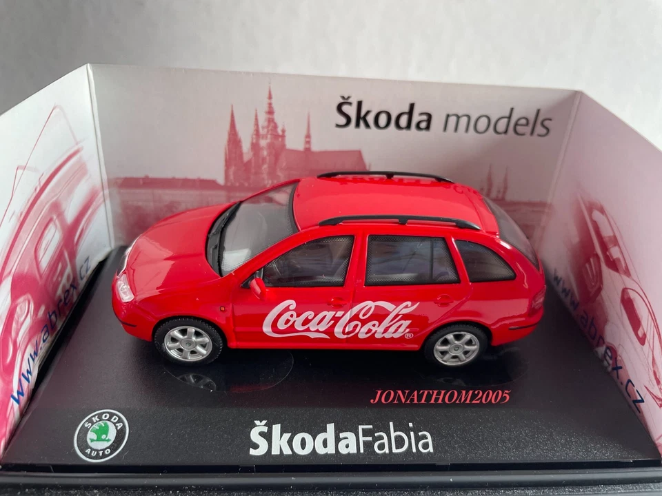 ABREX - SKODA FABIA KOMBI COCA COLA 2003 In Scala 1/43 - Immagine 1 di 4