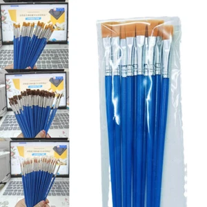 Painting Line Pen Oil Painting Brush Watercolor Acrylic Nylon Brush 50PC Hook - Picture 1 of 13