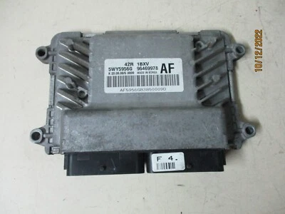 96469978AF CENTRALINA INIEZIONE MOTORE CHEVROLET AVEO 1.2 ANNO 2009 5WY5956G Foto 1 de 3