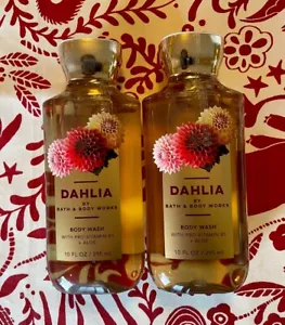 BATH & BODY WORKS DAHLIA BODY WASH/SHOWER GEL, 10 OZ, LOT OF 2 BOTTLES, NEW - Picture 1 of 1