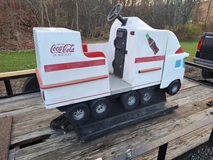 Coca Cola Semi Truck Kiddie Ride - Picture 1 of 5