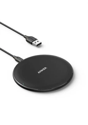Anker 313 Wireless Charging Pad, Qi Certified 10W (No AC Adapter), Black - Image 1 of 4